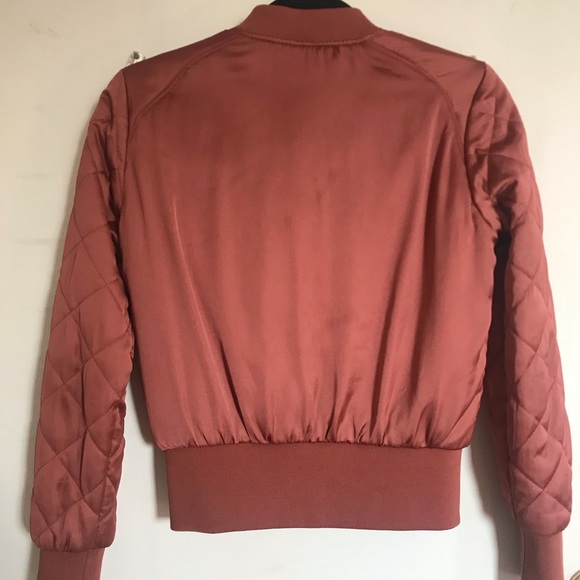 Short Fitted Bomber Jacket - Picture 5 of 5